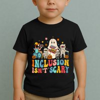 Inclusion IsnT Scary Ghost Mummy Halloween Slp Sped Teacher Toddler T-Shirt