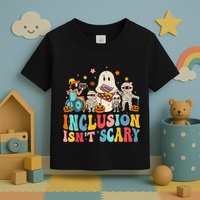 Inclusion IsnT Scary Ghost Mummy Halloween Slp Sped Teacher Toddler T-Shirt