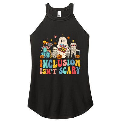 Inclusion IsnT Scary Ghost Mummy Halloween Slp Sped Teacher Women's Perfect Tri Rocker Tank