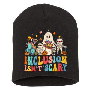 Inclusion IsnT Scary Ghost Mummy Halloween Slp Sped Teacher Short Acrylic Beanie