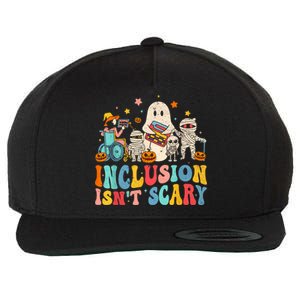 Inclusion IsnT Scary Ghost Mummy Halloween Slp Sped Teacher Wool Snapback Cap