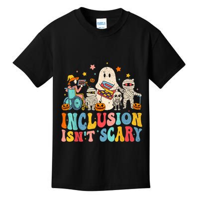 Inclusion IsnT Scary Ghost Mummy Halloween Slp Sped Teacher Kids T-Shirt