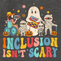 Inclusion IsnT Scary Ghost Mummy Halloween Slp Sped Teacher Vector Backpack