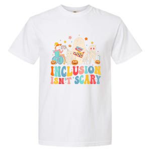 Inclusion IsnT Scary Ghost Mummy Halloween Slp Sped Teacher Garment-Dyed Heavyweight T-Shirt