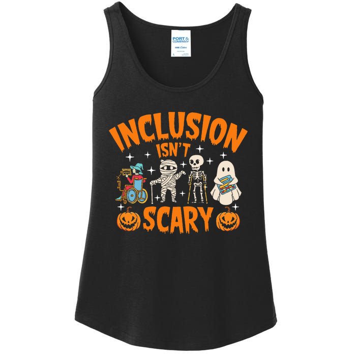 Inclusion IsnT Scary Halloween Awareness Ladies Essential Tank