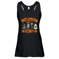 Inclusion IsnT Scary Halloween Awareness Ladies Essential Flowy Tank