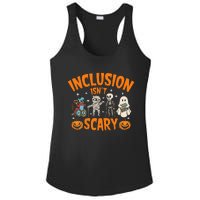 Inclusion IsnT Scary Halloween Awareness Ladies PosiCharge Competitor Racerback Tank