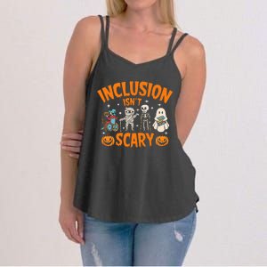 Inclusion IsnT Scary Halloween Awareness Women's Strappy Tank