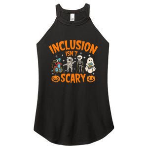 Inclusion IsnT Scary Halloween Awareness Women's Perfect Tri Rocker Tank