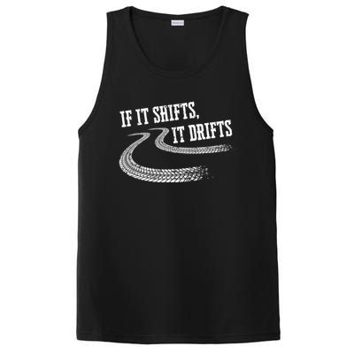 If It Shifts It Drifts Funny Racing Car Mechanic Gift PosiCharge Competitor Tank