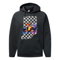 Indianapolis Indiana State 500 Race Car Formula Racing Car Performance Fleece Hoodie