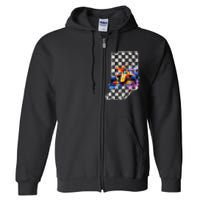 Indianapolis Indiana State 500 Race Car Formula Racing Car Full Zip Hoodie