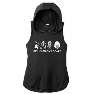 Inclusion IsnT Scary Slp Halloween Sped Teacher Inclusion Ladies PosiCharge Tri-Blend Wicking Draft Hoodie Tank