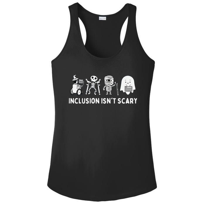 Inclusion IsnT Scary Slp Halloween Sped Teacher Inclusion Ladies PosiCharge Competitor Racerback Tank