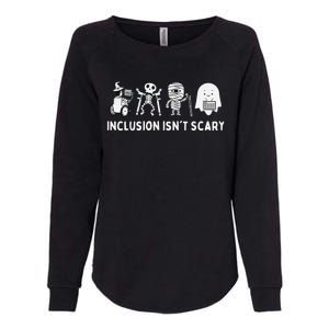 Inclusion IsnT Scary Slp Halloween Sped Teacher Inclusion Womens California Wash Sweatshirt