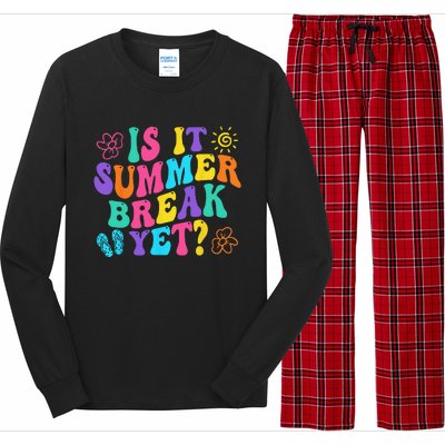 Is It Summer Break Yet Last Day Of School Teacher Vacation Long Sleeve Pajama Set