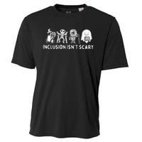 Inclusion IsnT Scary Teacher Skeleton Ghost Cute Cooling Performance Crew T-Shirt