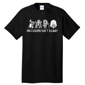 Inclusion IsnT Scary Teacher Skeleton Ghost Cute Tall T-Shirt