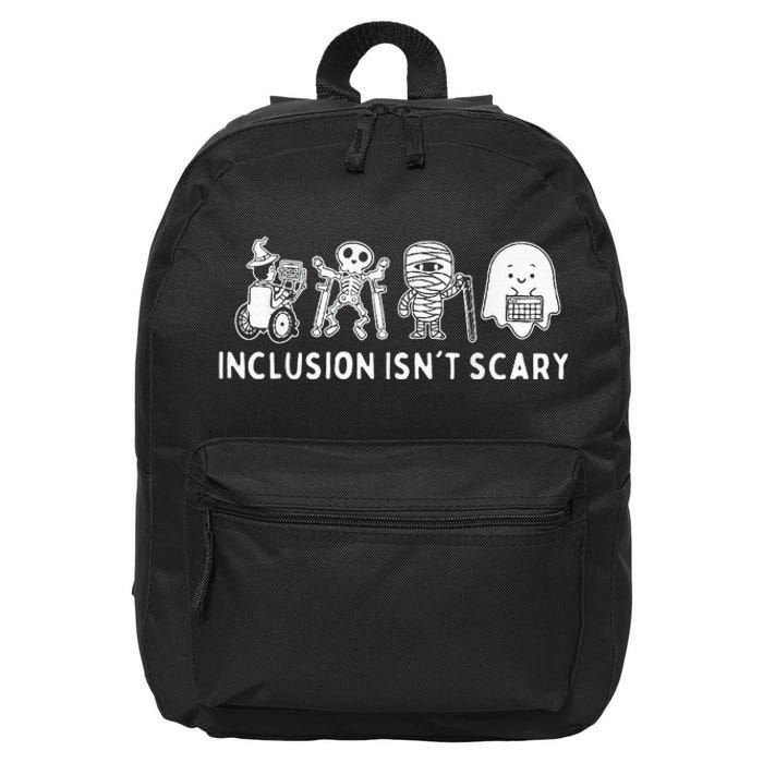 Inclusion IsnT Scary Teacher Skeleton Ghost Cute 16 in Basic Backpack