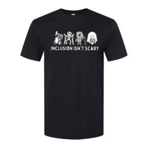 Inclusion IsnT Scary Teacher Skeleton Ghost Cute Softstyle CVC T-Shirt