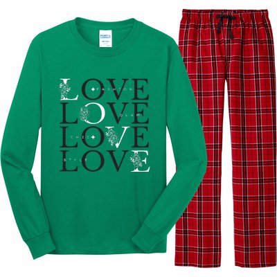 Inspire In Style Love For Fashion Long Sleeve Pajama Set