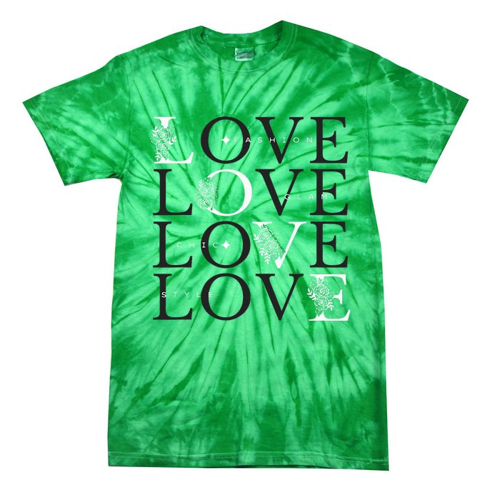 Inspire In Style Love For Fashion Tie-Dye T-Shirt