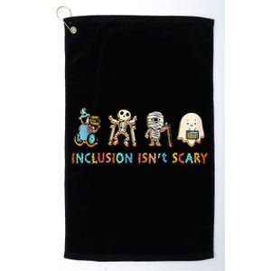 Inclusion IsnT Scary Slp Halloween Sped Teacher Platinum Collection Golf Towel