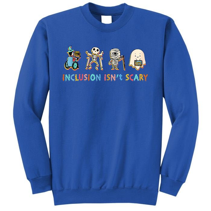 Inclusion IsnT Scary Slp Halloween Sped Teacher Sweatshirt