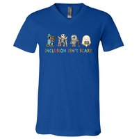 Inclusion IsnT Scary Slp Halloween Sped Teacher V-Neck T-Shirt