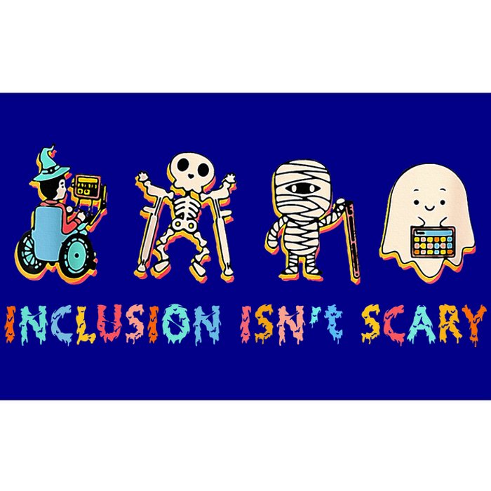 Inclusion IsnT Scary Slp Halloween Sped Teacher Bumper Sticker