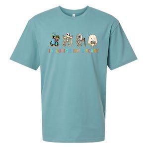 Inclusion IsnT Scary Slp Halloween Sped Teacher Sueded Cloud Jersey T-Shirt