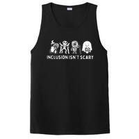 Inclusion Isnt Scary Teacher Skeleton Ghost Cute Halloween PosiCharge Competitor Tank