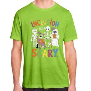 Inclusion IsnT Scary Mummy Boo Ghost Halloween Adult ChromaSoft Performance T-Shirt