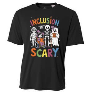 Inclusion IsnT Scary Mummy Boo Ghost Halloween Cooling Performance Crew T-Shirt