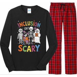 Inclusion IsnT Scary Mummy Boo Ghost Halloween Long Sleeve Pajama Set