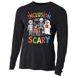 Inclusion IsnT Scary Mummy Boo Ghost Halloween Cooling Performance Long Sleeve Crew