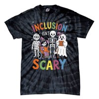 Inclusion IsnT Scary Mummy Boo Ghost Halloween Tie-Dye T-Shirt