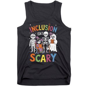 Inclusion IsnT Scary Mummy Boo Ghost Halloween Tank Top