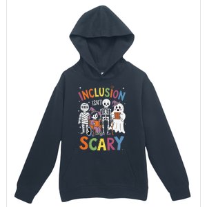 Inclusion IsnT Scary Mummy Boo Ghost Halloween Urban Pullover Hoodie