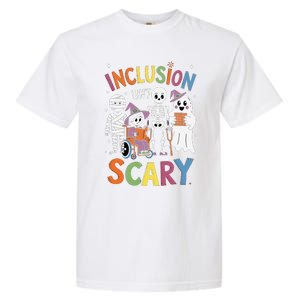 Inclusion IsnT Scary Mummy Boo Ghost Halloween Garment-Dyed Heavyweight T-Shirt