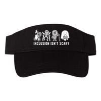 Inclusion Isnt Scary Teacher Skeleton Ghost Cute Halloween Visor