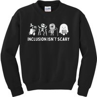 Inclusion Isnt Scary SLP Halloween Sped Teacher Inclusion Kids Sweatshirt