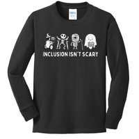 Inclusion Isnt Scary SLP Halloween Sped Teacher Inclusion Kids Long Sleeve Shirt