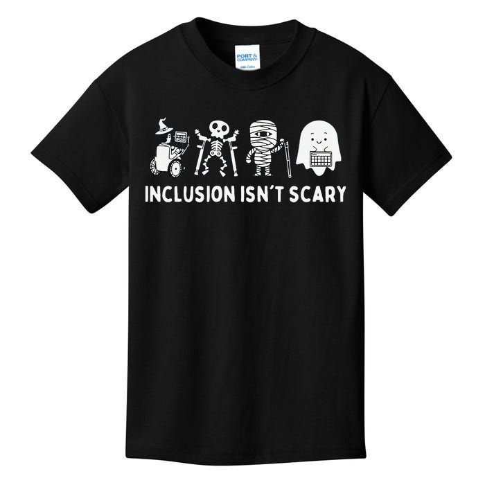 Inclusion Isnt Scary SLP Halloween Sped Teacher Inclusion Kids T-Shirt