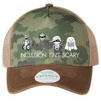 Inclusion Isnt Scary Slp Halloween Sped Teacher Ghost Mummy Legacy Tie Dye Trucker Hat
