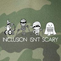 Inclusion Isnt Scary Slp Halloween Sped Teacher Ghost Mummy Legacy Tie Dye Trucker Hat