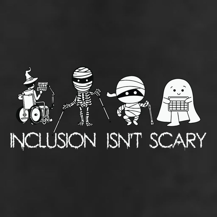 Inclusion Isnt Scary Slp Halloween Sped Teacher Ghost Mummy Cool Comfort Performance Bucket Hat