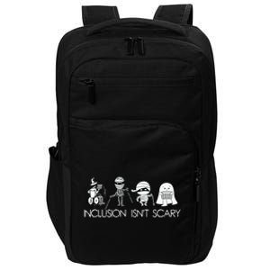 Inclusion Isnt Scary Slp Halloween Sped Teacher Ghost Mummy Impact Tech Backpack