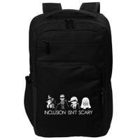 Inclusion Isnt Scary Slp Halloween Sped Teacher Ghost Mummy Impact Tech Backpack