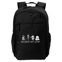 Inclusion Isnt Scary Slp Halloween Sped Teacher Ghost Mummy Backpack